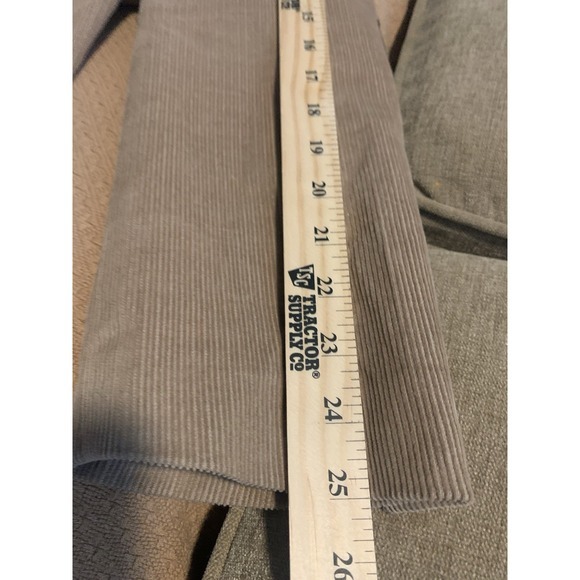 Men's Chaps Ralph Lauren Corduroy Suit Jacket Blazer 44L Elbow Patch Tan Preppy - Picture 6 of 10